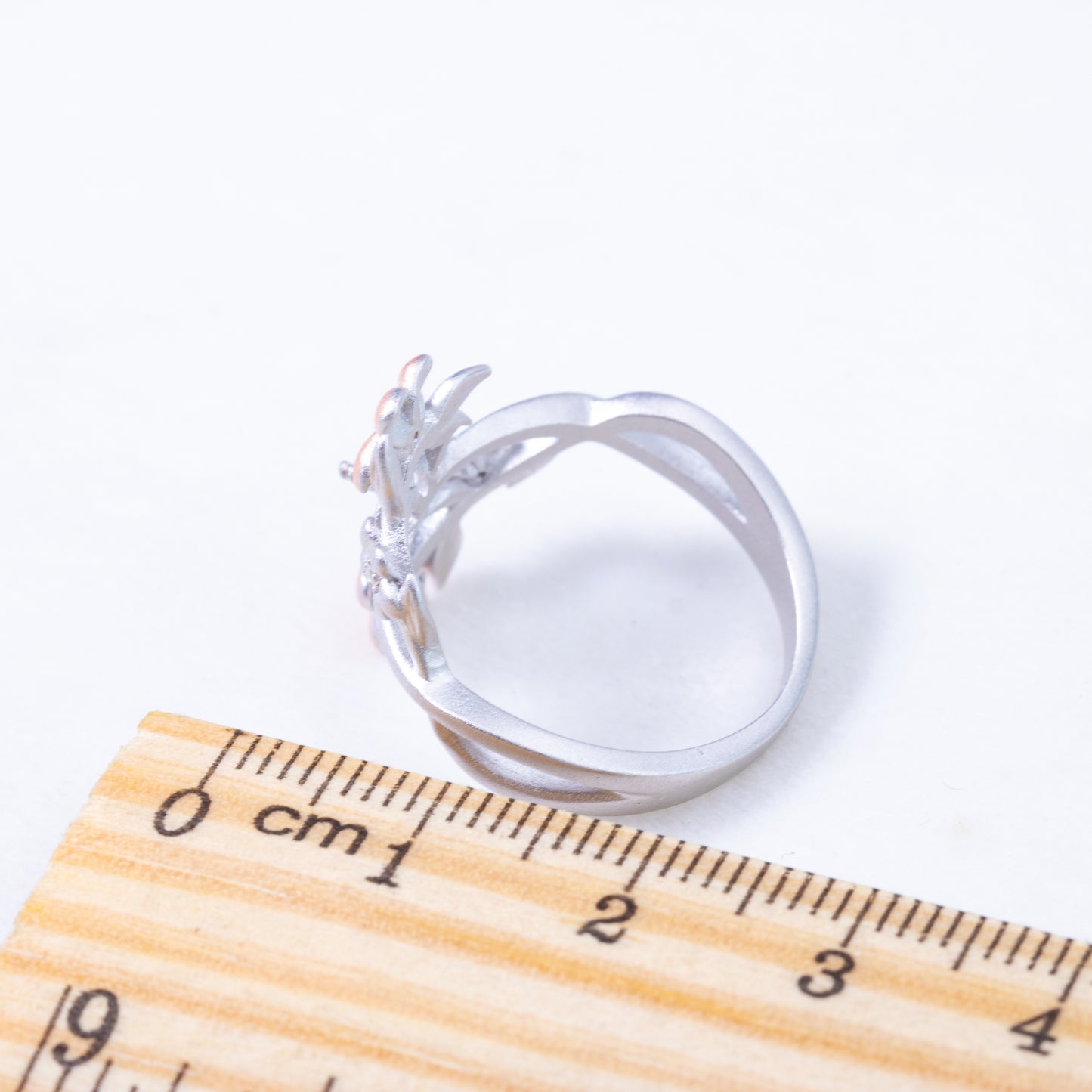 sr070883  DIY 6-8mm Natural Freshwater pearl Ring accessory 925 sterling silver Sized ring engagement jewelry ring for women