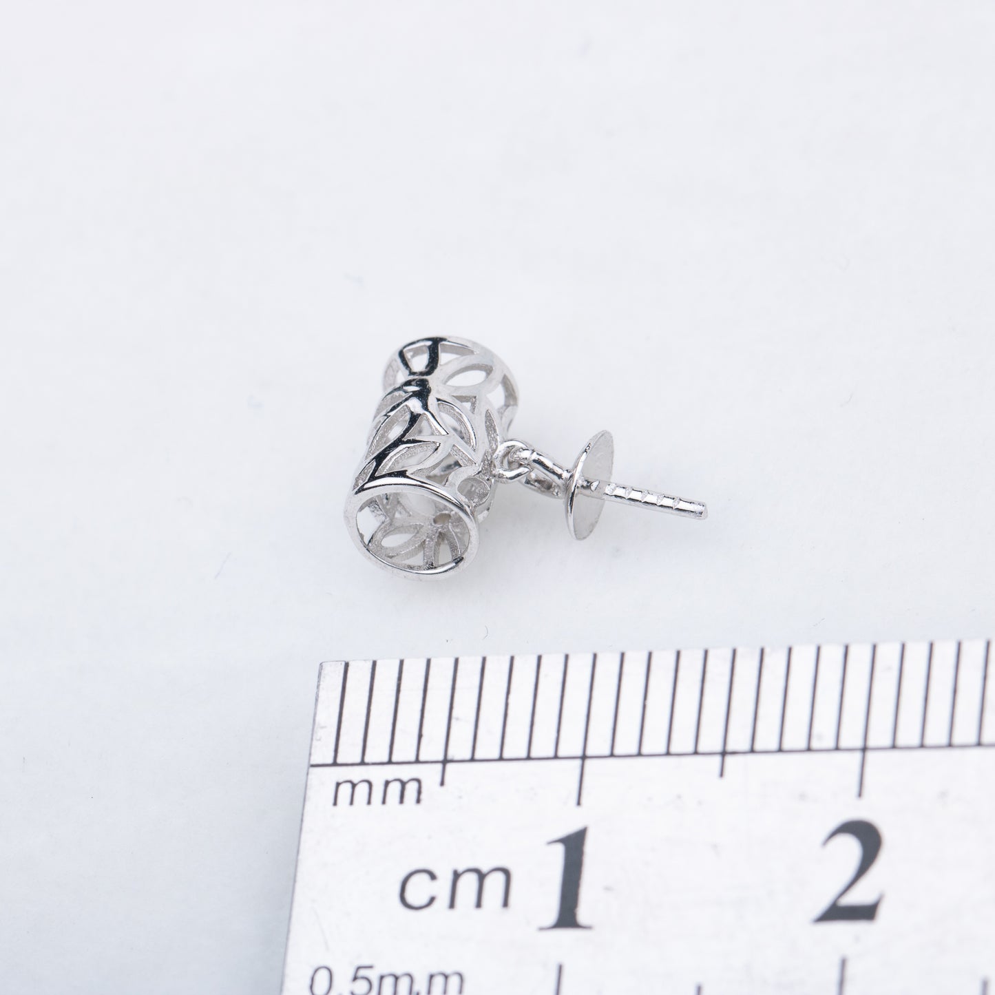 P010839 DIY 7-9mm Natural Freshwater pearl pendant accessory 925 sterling silver engagement jewelry necklace for women