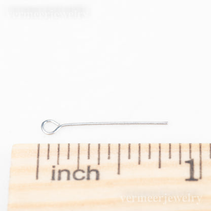 S925 Sterling Silver Needle 9 pin Earrings DIY Handmade Ear Line Accessories