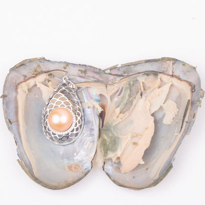 Love Wish Pearl Party Gift Vacuum-packed jewelry Oyster fortune oyster pearl ring in oyster shell