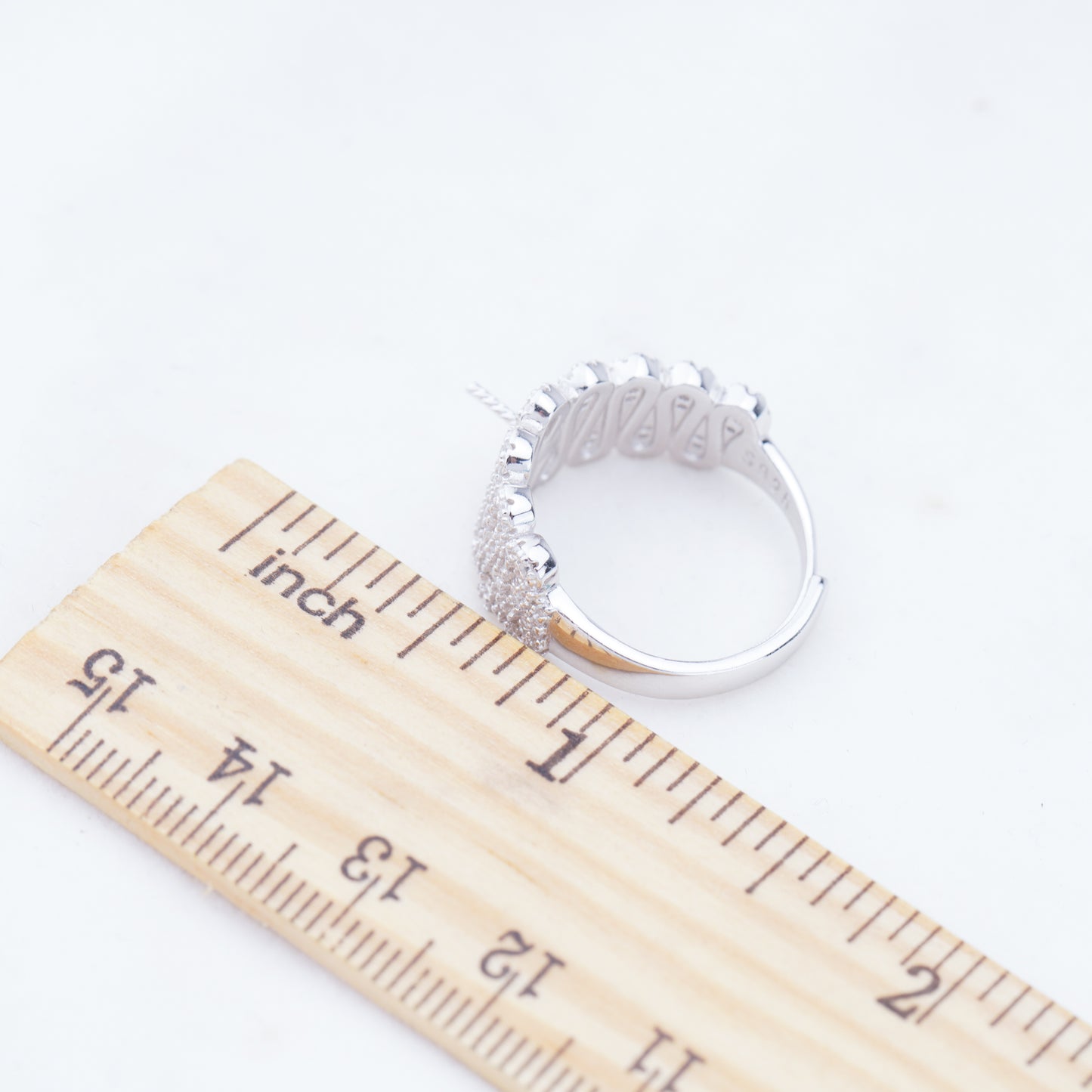 re010942 DIY 9-11mm Natural Freshwater pearl Ring accessory 925 sterling silver Adjustable size engagement ring for women