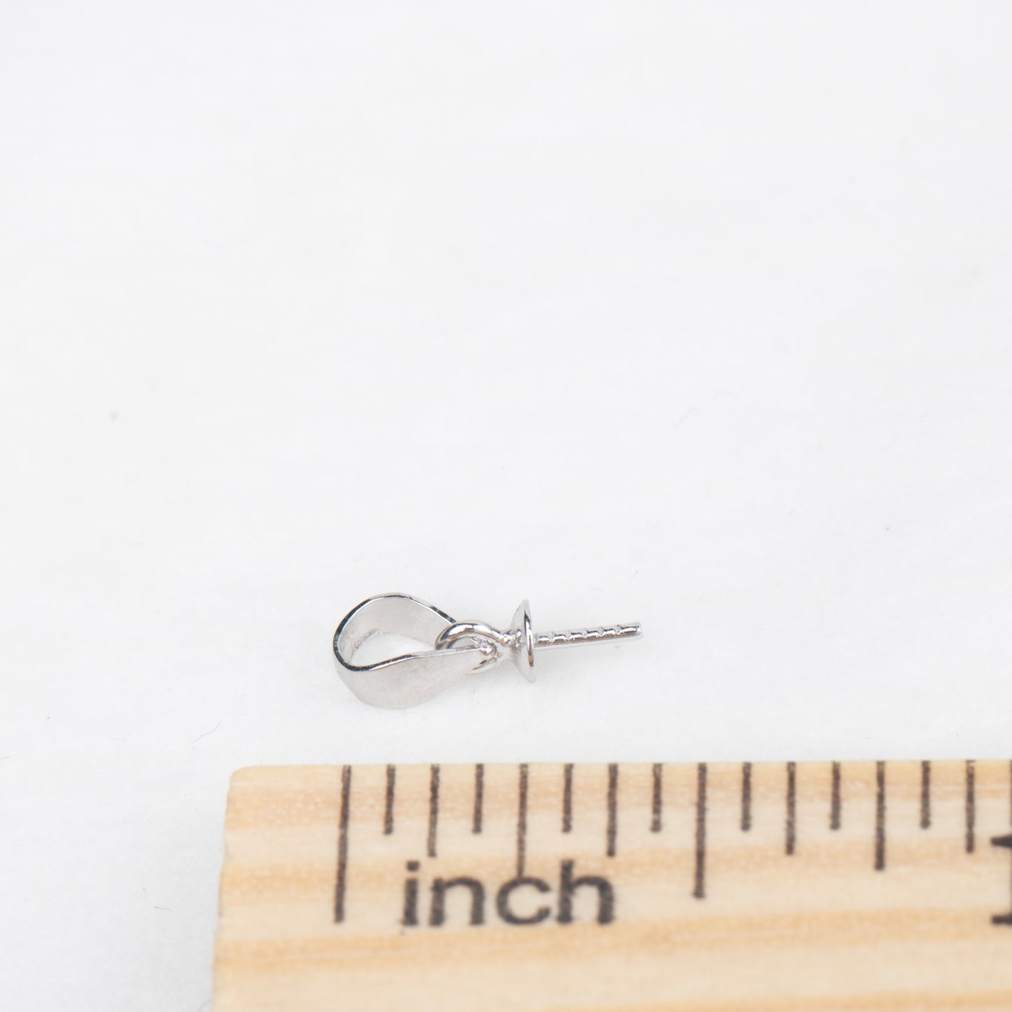 S925 sterling silver simple pearl pendant mountings For Jewelry Accessories Making DIY