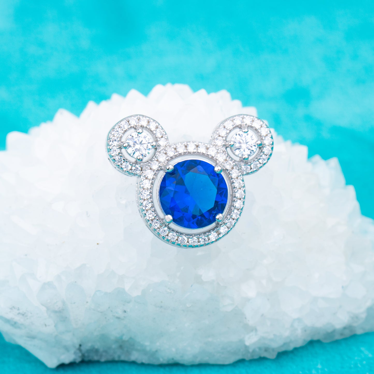 gp0001 925 sterling silver jewelry 8mm CZ stones engagement wedding pendant birthday gemstone pendant for woman