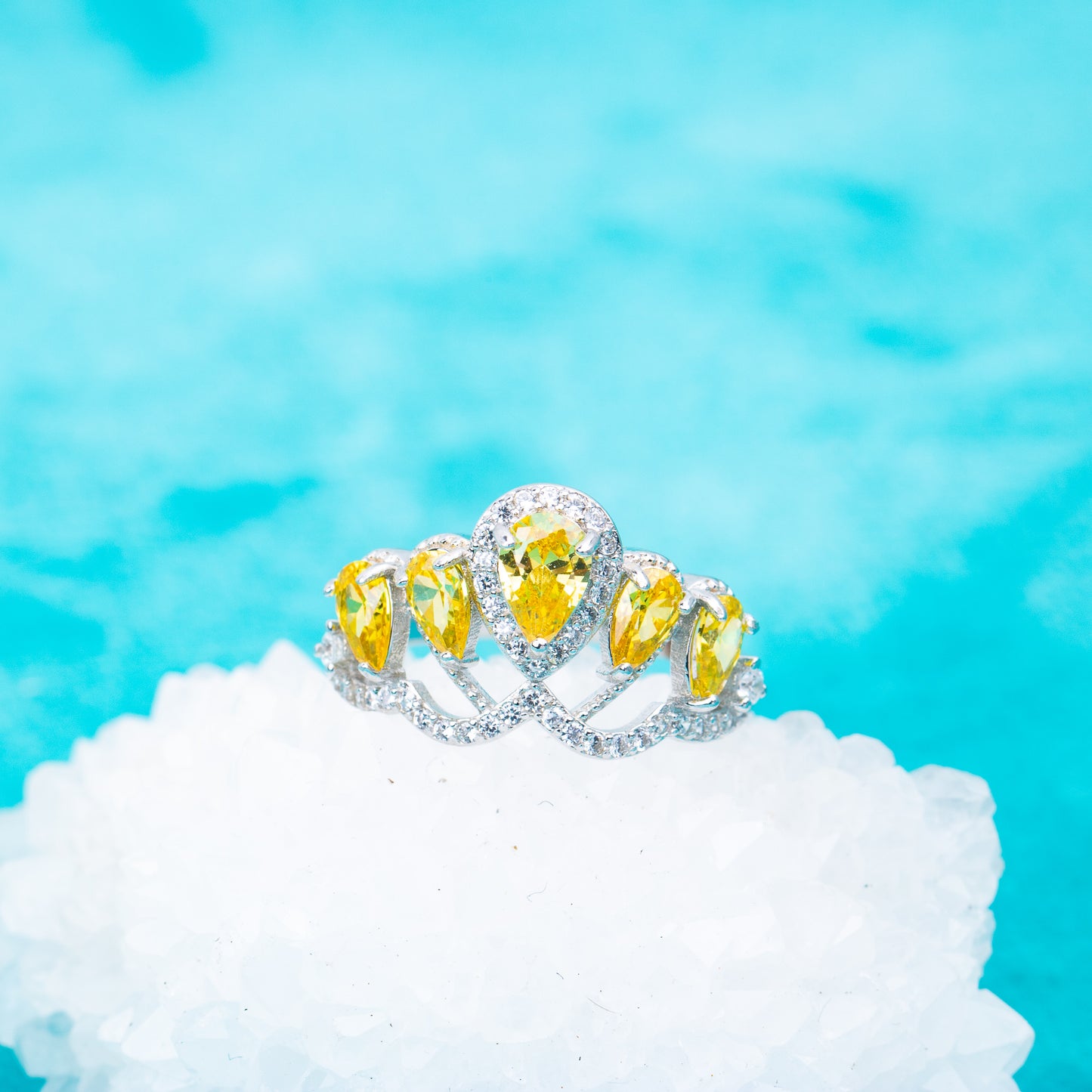 gr0011 925 sterling silver jewelry 5mm CZ stones engagement wedding rings birthday gemstone rings for woman