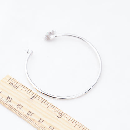 b010238  DIY 7-8mm Natural Freshwater pearl bracelet accessory 925 sterling silver adjustable chain bracelet for women