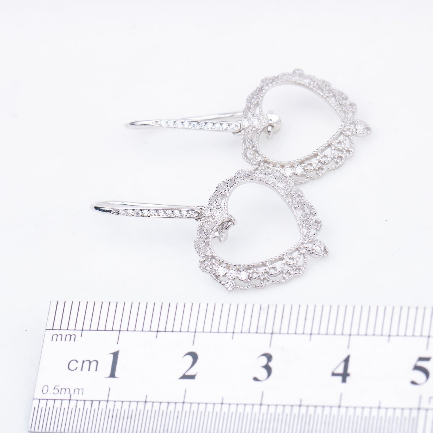 e010711 S925 pearl earring 925 sterling silver DIY 7-8mm Natural Freshwater pearl stud earring for women