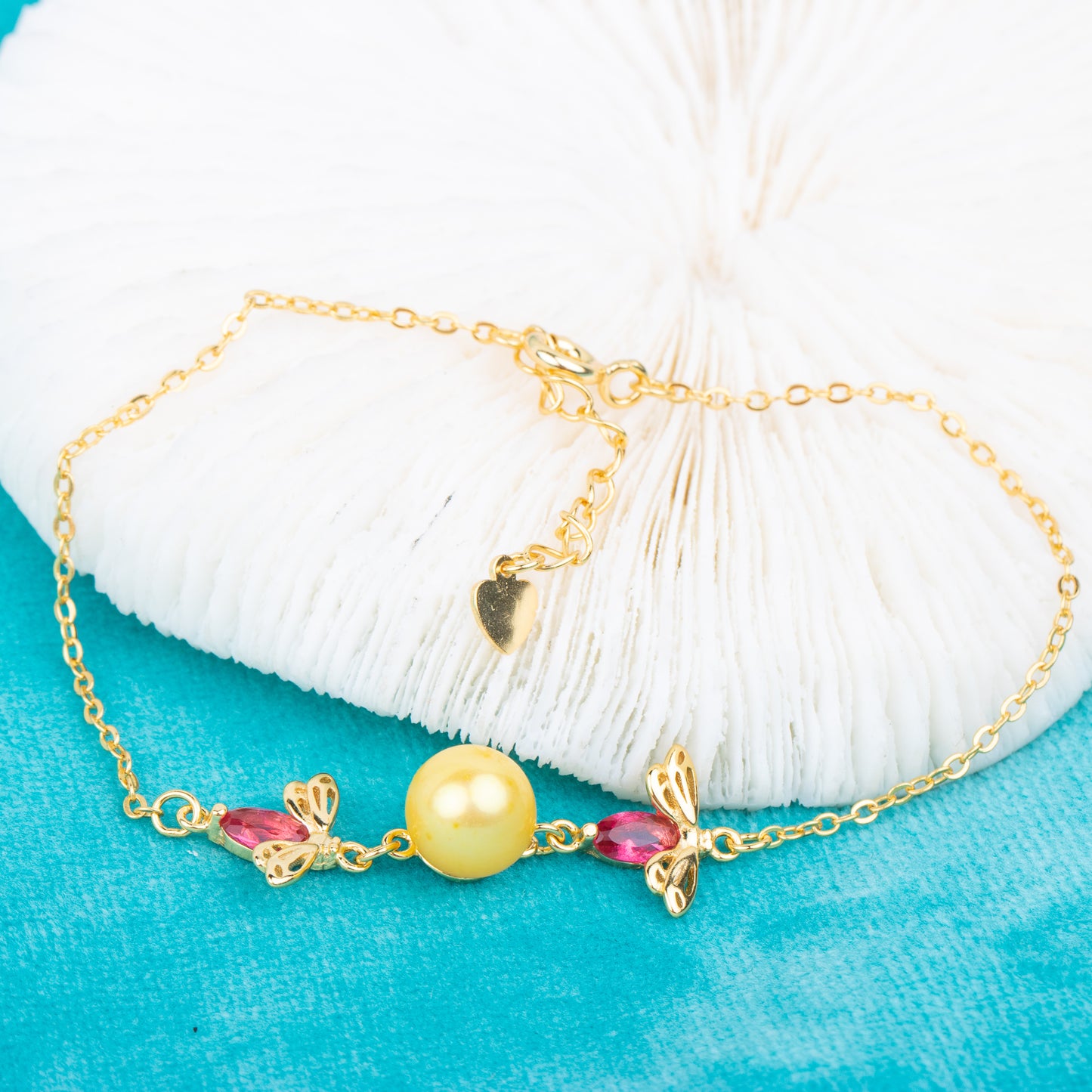 b010194 DIY 7-8mm Natural Freshwater pearl bracelet accessory 925 sterling silver adjustable chain bracelet for women