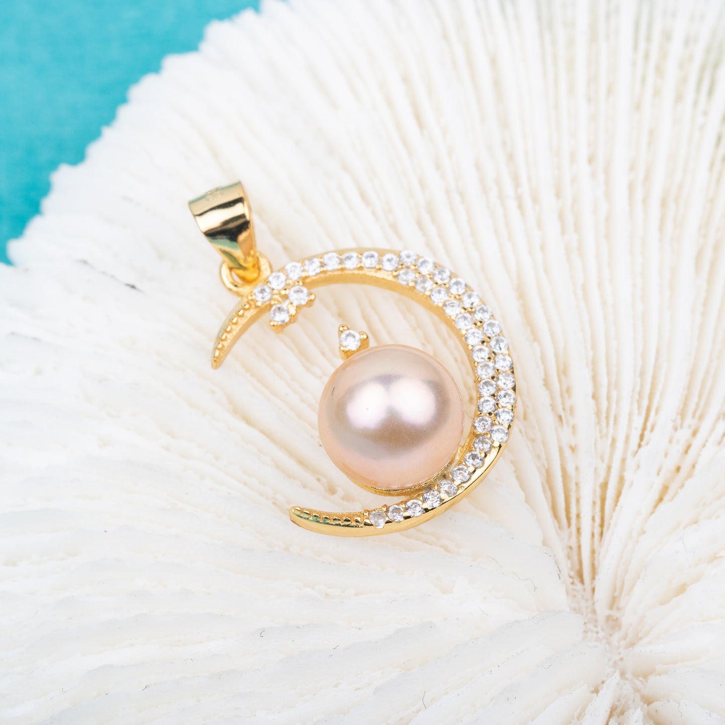 P010879 DIY 7-9mm Natural Freshwater pearl pendant accessory 925 sterling silver engagement jewelry necklace for women
