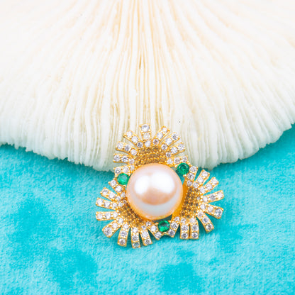 Pe010979 DIY 9-12mm Natural Freshwater pearl pendant accessory 925 sterling silver engagement jewelry necklace for women