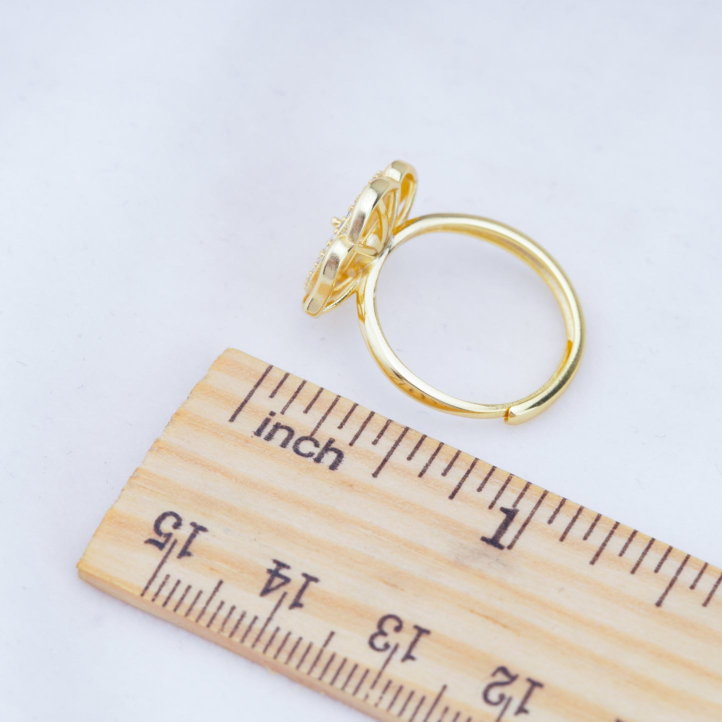 r010923 DIY 6-8mm Natural Freshwater pearl Ring accessory 925 sterling silver Adjustable size engagement jewelry ring for women