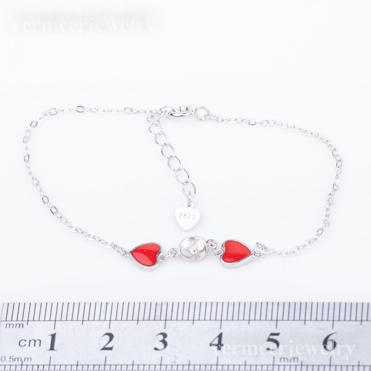 b010192 DIY 7-8mm Natural Freshwater pearl bracelet accessory 925 sterling silver adjustable chain bracelet for women