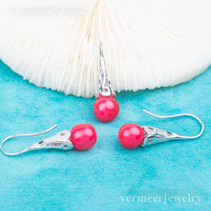 S030051 DIY 7-8mm Natural Freshwater pearl jewelry set 925 sterling silver engagement jewelry necklace for women