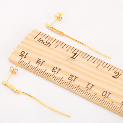 e010845 S925 pearl earring 925 sterling silver DIY 7-8mm Natural Freshwater pearl stud earring for women