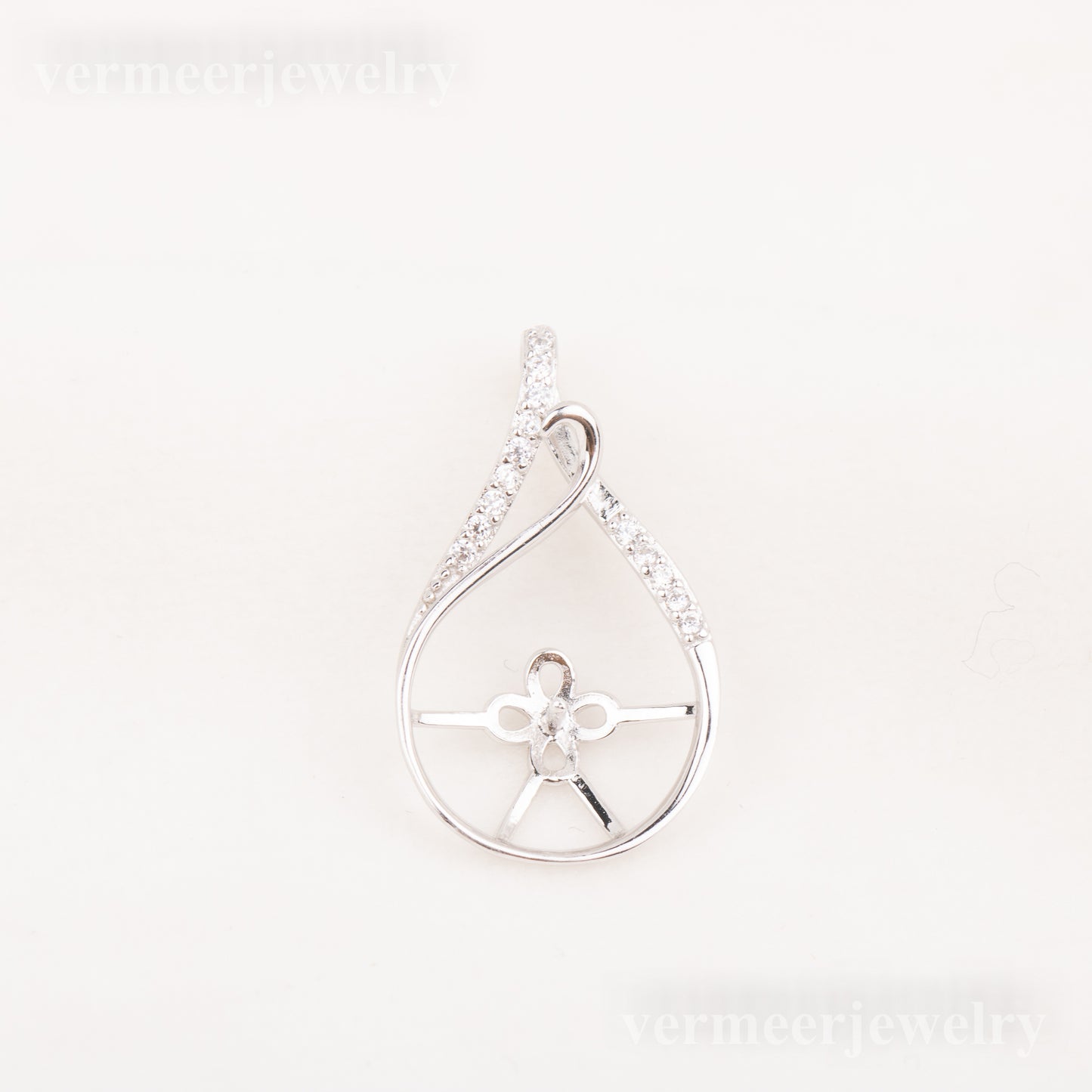 P010783 DIY 9-12mm Natural Freshwater pearl pendant accessory 925 sterling silver engagement jewelry necklace for women