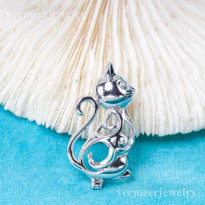 C030137 sterling silver Freshwater pearl cage pendant necklace jewelry locket for pearl party