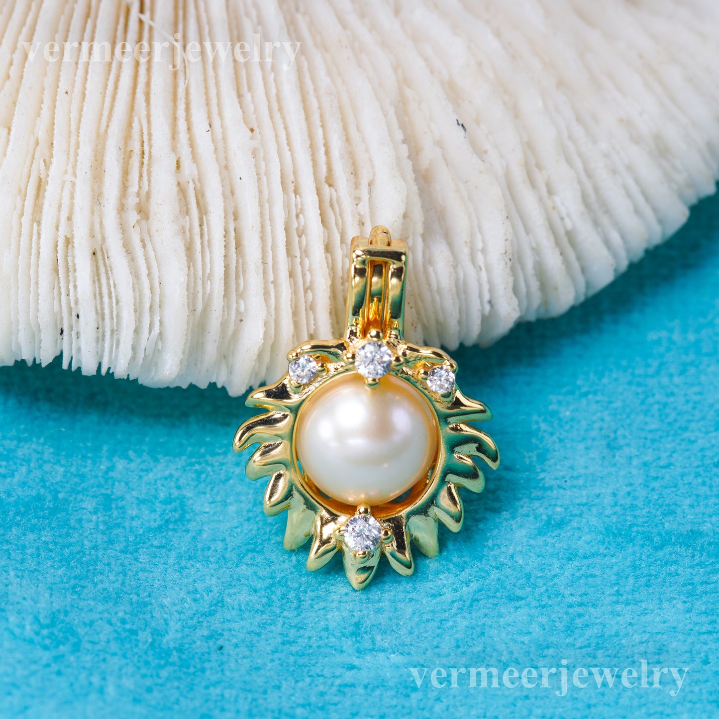 C030142 sterling silver Freshwater pearl cage pendant necklace jewelry locket for pearl party