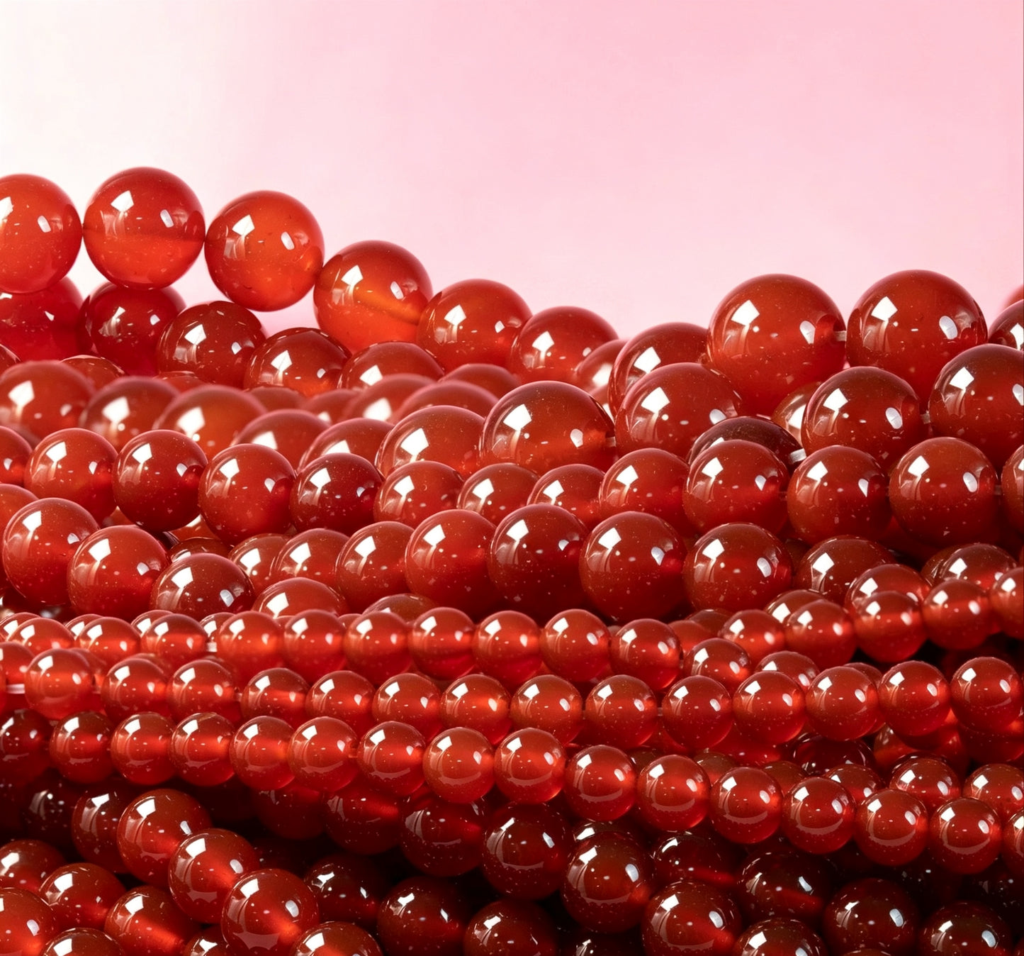 Factory-supplied 7A-grade natural red agate loose beads. DIY jewelry  accessories for beaded bracelets &charms, available for wholesale