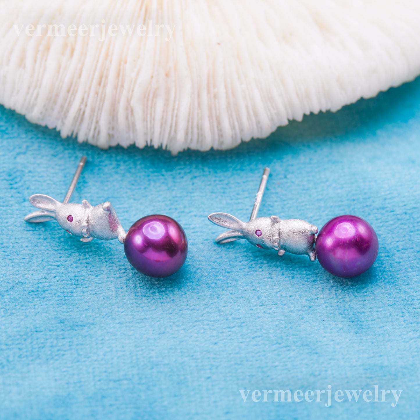 e010914 S925 pearl earring 925 sterling silver DIY 7-8mm Natural Freshwater pearl stud earring for women