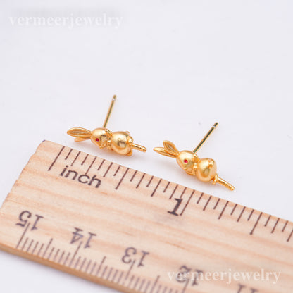 e010914 S925 pearl earring 925 sterling silver DIY 7-8mm Natural Freshwater pearl stud earring for women