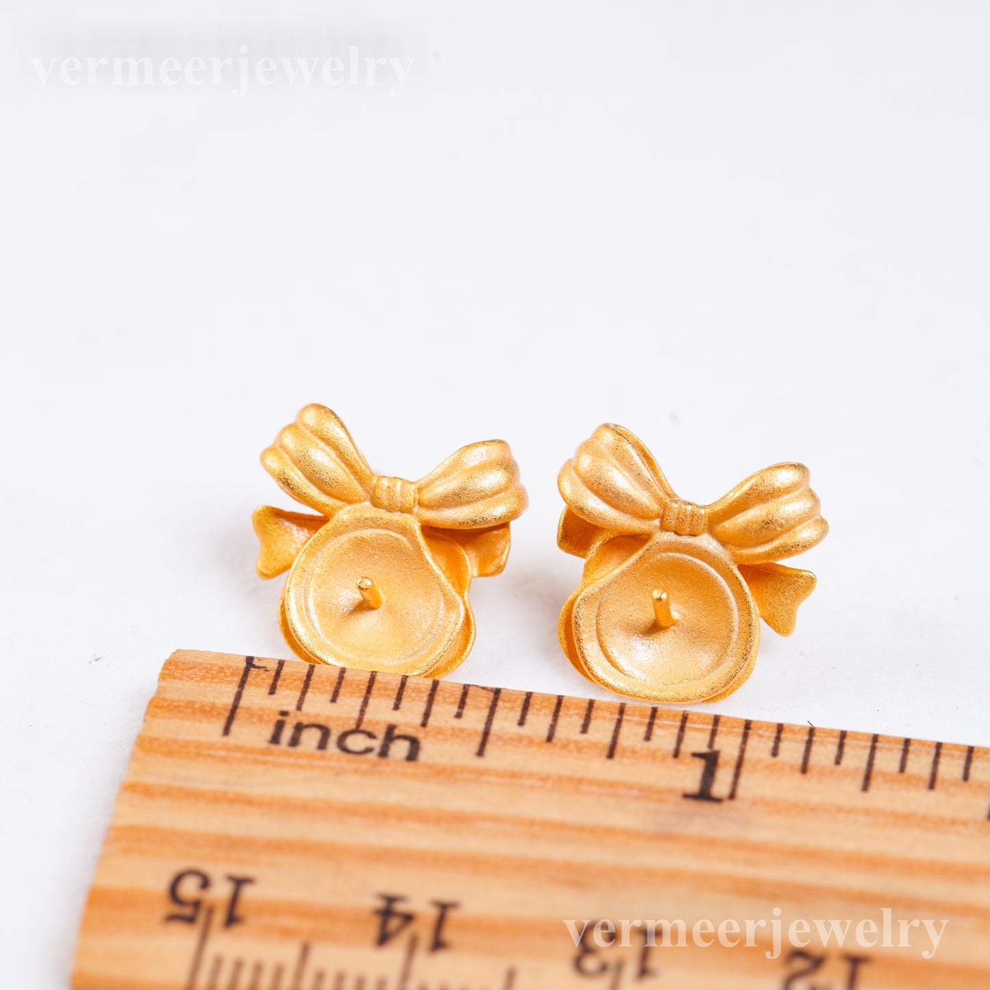 e010956 S925 pearl earring 925 sterling silver DIY 7-8mm Natural Freshwater pearl stud earring for women