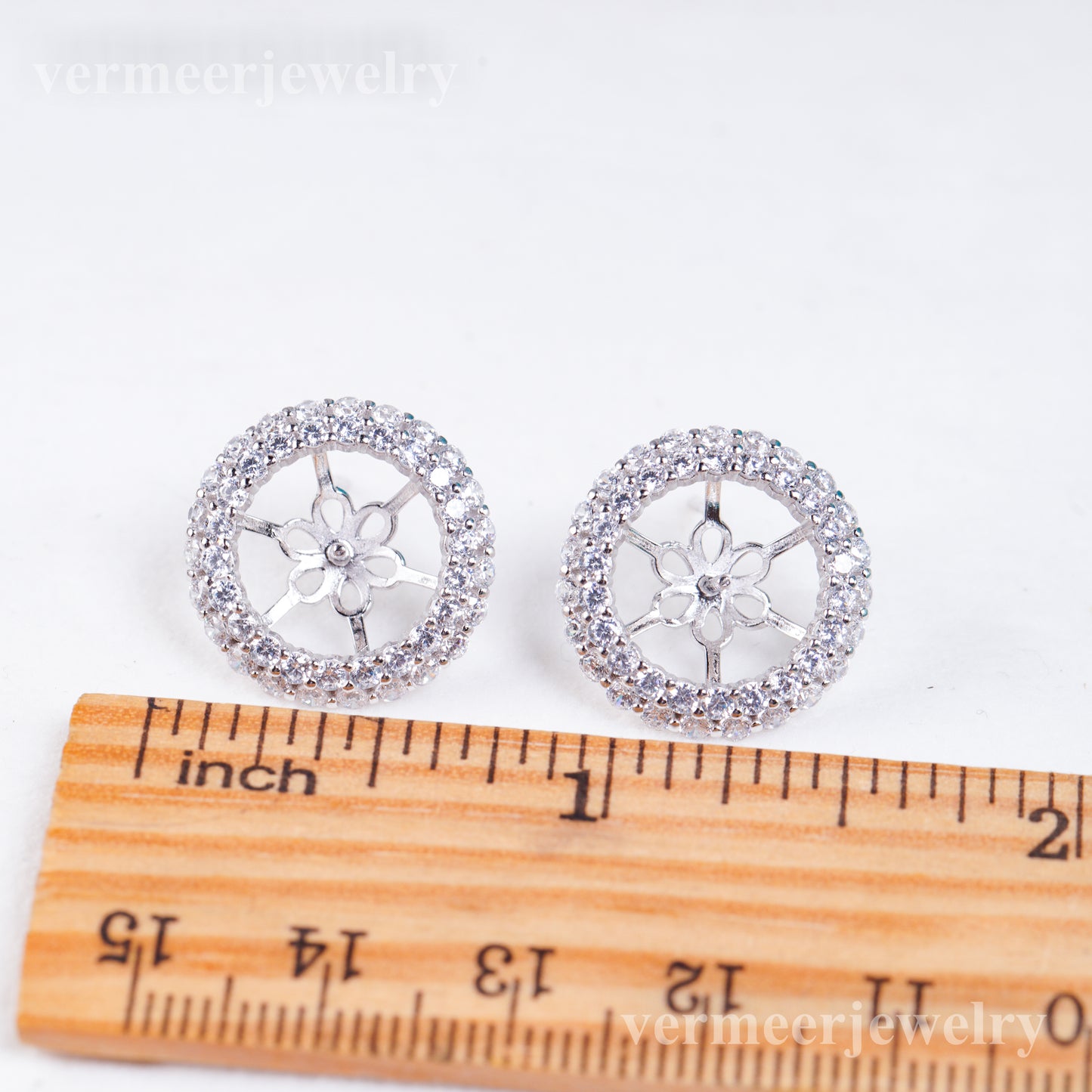 e010961 S925 pearl earring 925 sterling silver DIY 9-13mm Natural Freshwater pearl stud earring for women