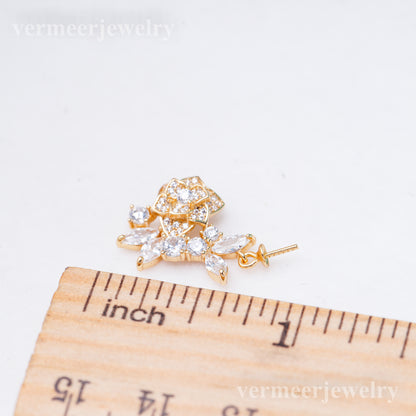 P011094 DIY 7-8mm Natural Freshwater pearl pendant accessory 925 sterling silver engagement jewelry necklace for women