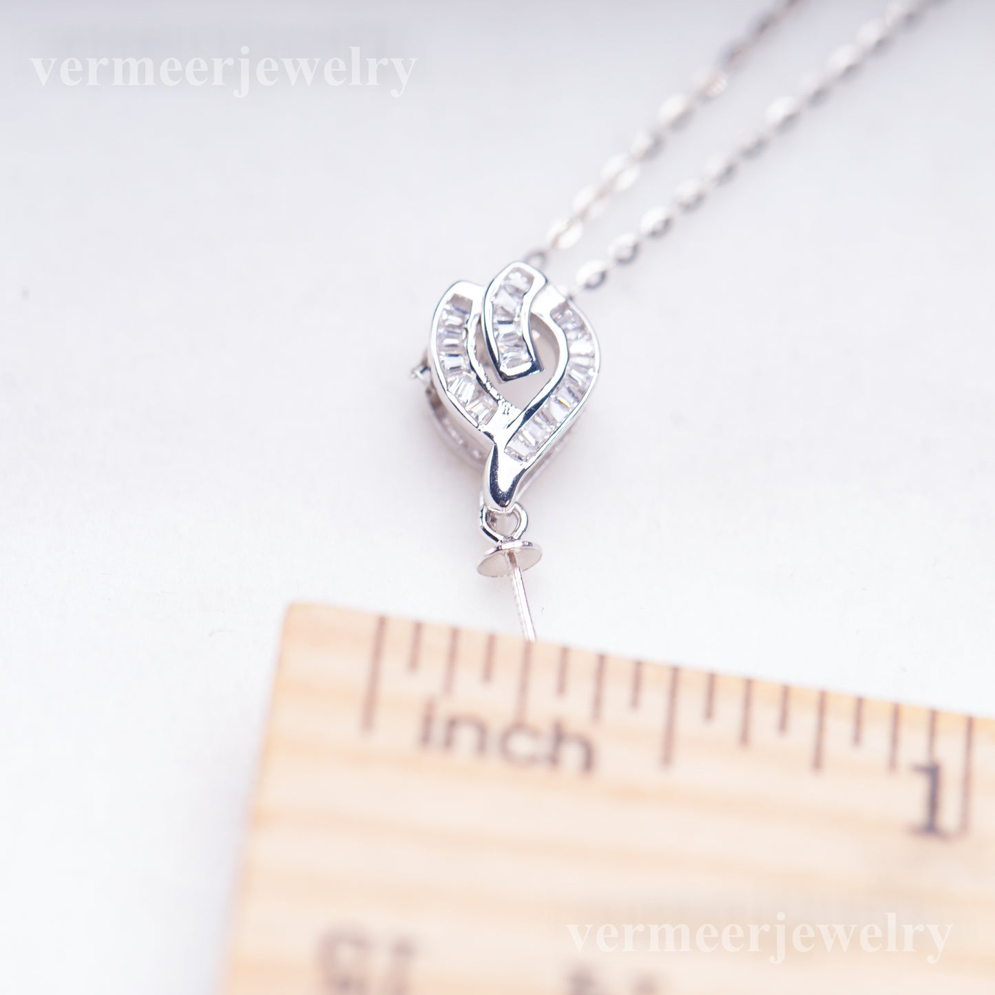 Pe011064  DIY 9-12mm Natural Freshwater pearl pendant accessory 925 sterling silver engagement jewelry necklace for women