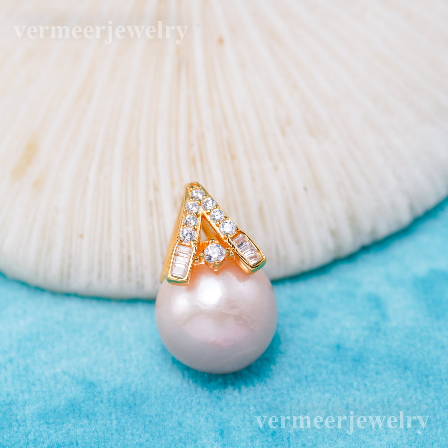 Pe011074 DIY 9-12mm Natural Freshwater pearl pendant accessory 925 sterling silver engagement jewelry necklace for women