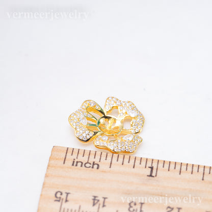 Pe011081 DIY 9-12mm Natural Freshwater pearl pendant accessory 925 sterling silver engagement jewelry necklace for women