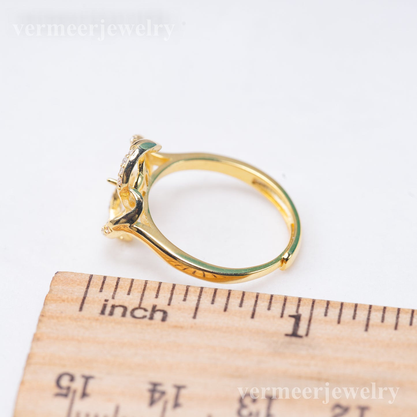 r011010 DIY 6-8mm Natural Freshwater pearl Ring accessory 925 sterling silver Adjustable size engagement jewelry ring for women