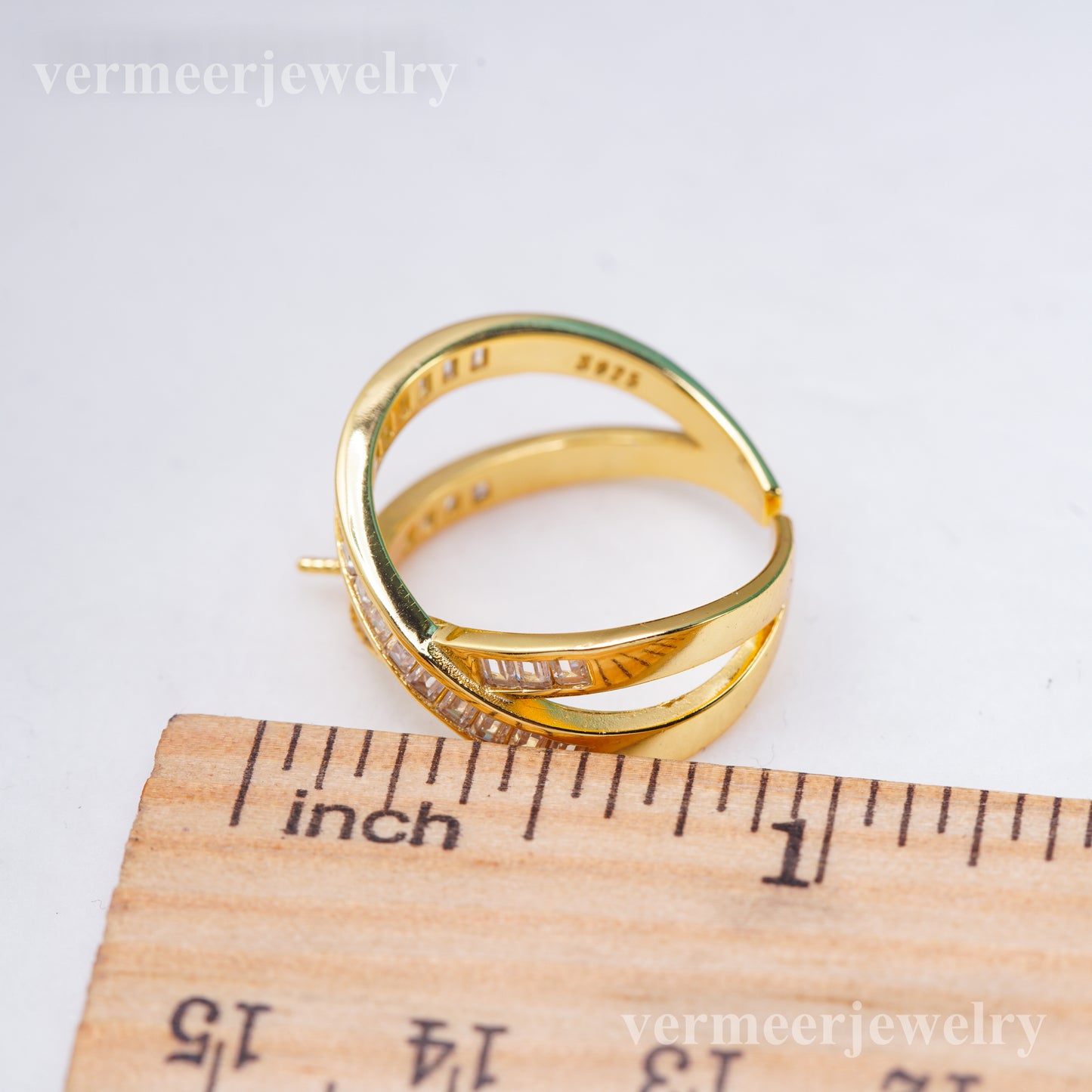 r011039 DIY 6-8mm Natural Freshwater pearl Ring accessory 925 sterling silver Adjustable size engagement jewelry ring for women