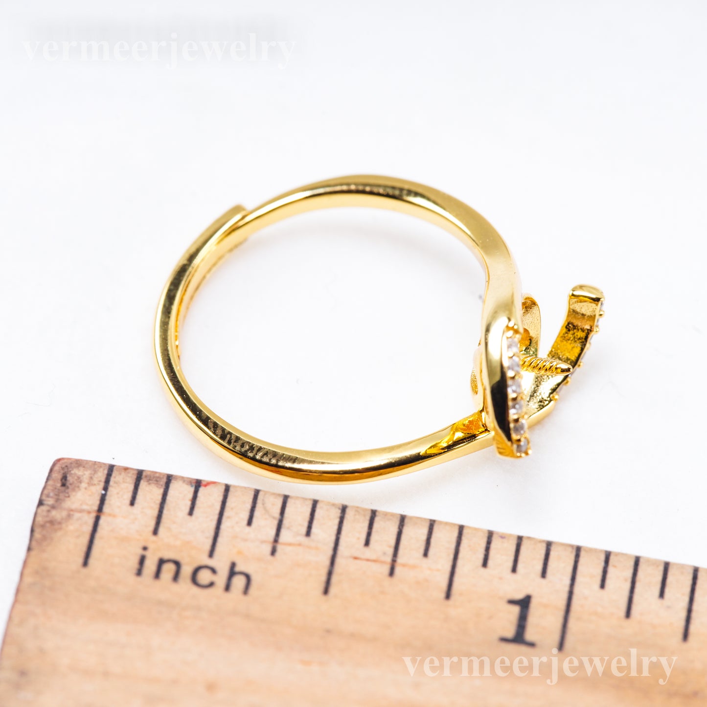 r011076 DIY 6-8mm Natural Freshwater pearl Ring accessory 925 sterling silver Adjustable size engagement jewelry ring for women