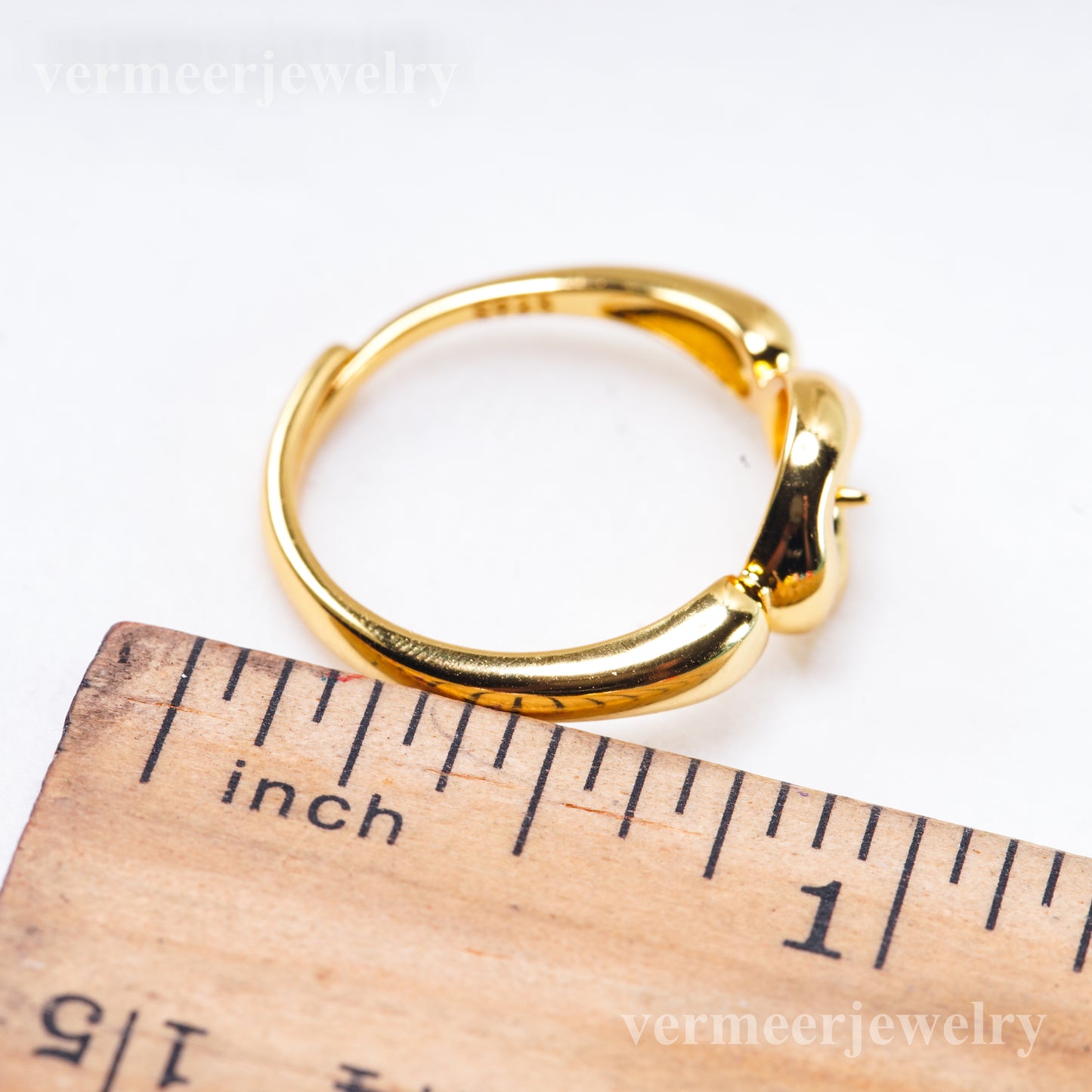r011081 DIY 6-8mm Natural Freshwater pearl Ring accessory 925 sterling silver Adjustable size engagement jewelry ring for women