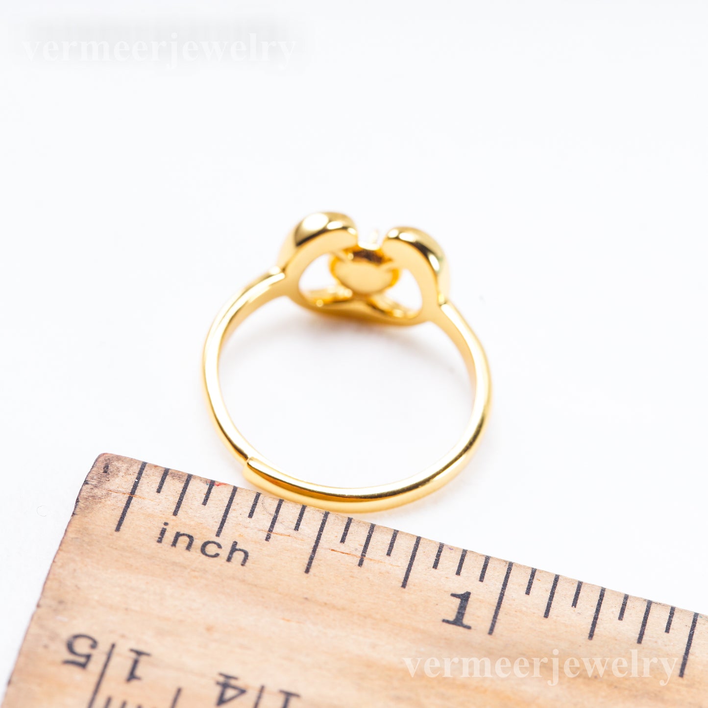 r011086 DIY 6-8mm Natural Freshwater pearl Ring accessory 925 sterling silver Adjustable size engagement jewelry ring for women