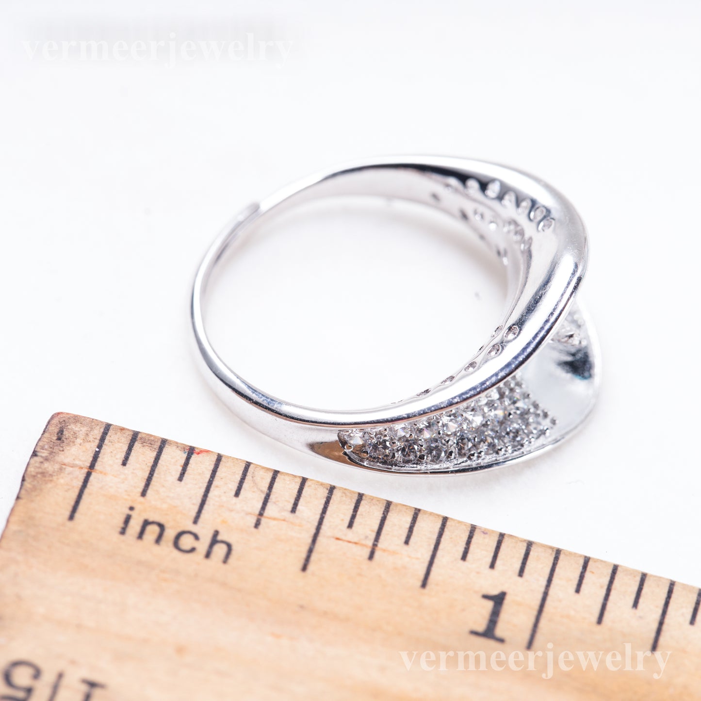 r011093 DIY 6-8mm Natural Freshwater pearl Ring accessory 925 sterling silver Adjustable size engagement jewelry ring for women