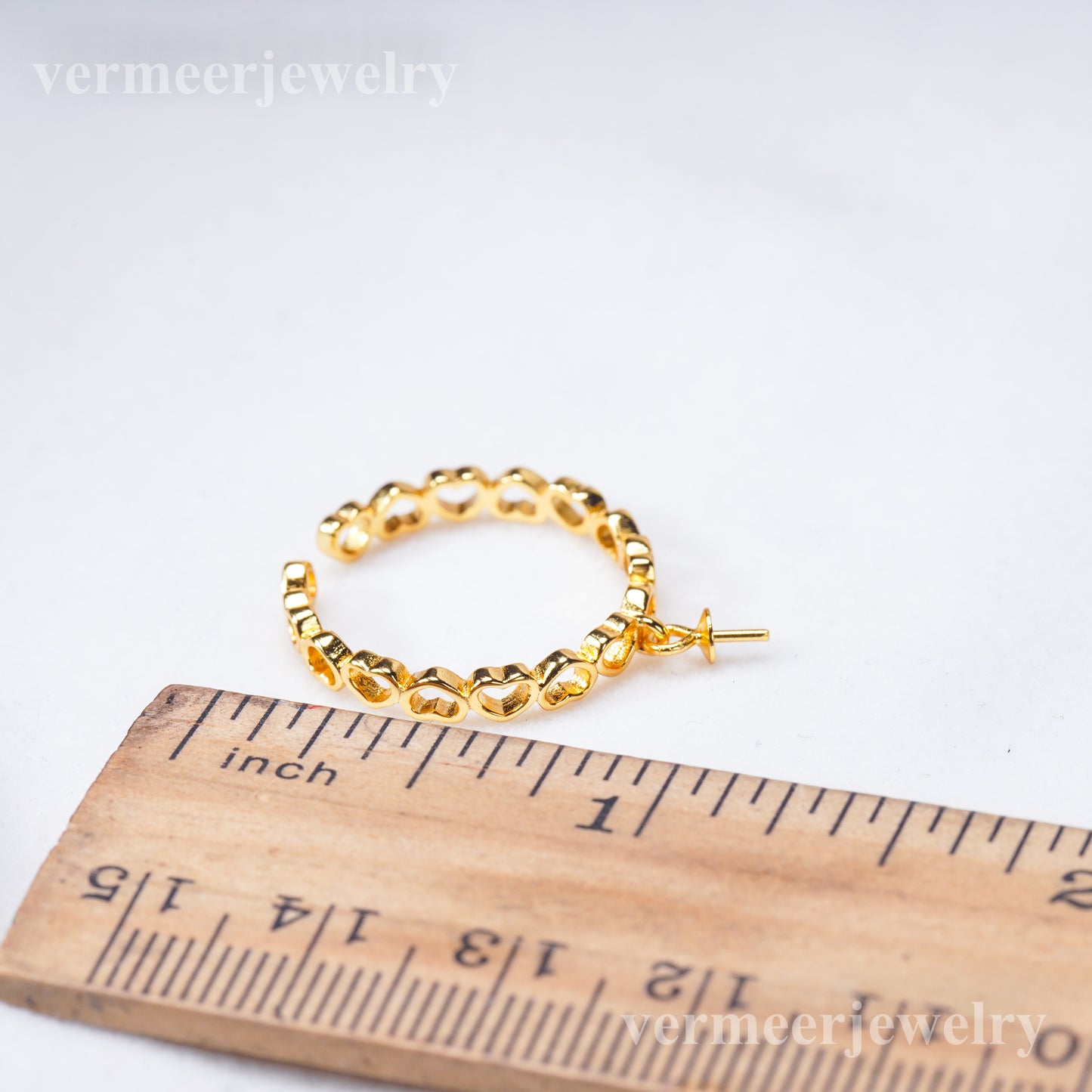 r031018 DIY 6-8mm Natural Freshwater pearl Ring accessory 925 sterling silver Adjustable size engagement jewelry ring for women