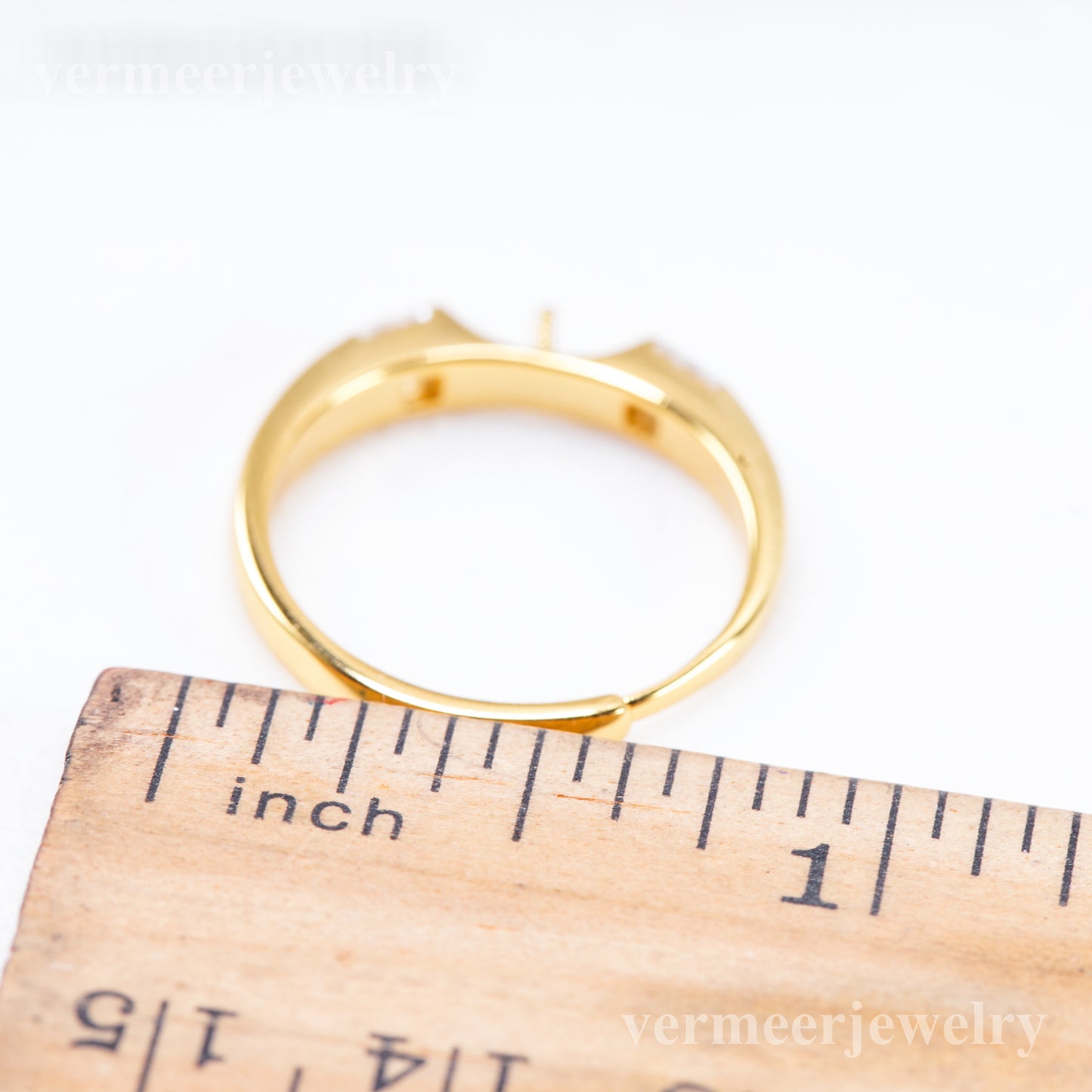 re011075 DIY 9-11mm Natural Freshwater pearl Ring accessory 925 sterling silver Adjustable size engagement ring for women
