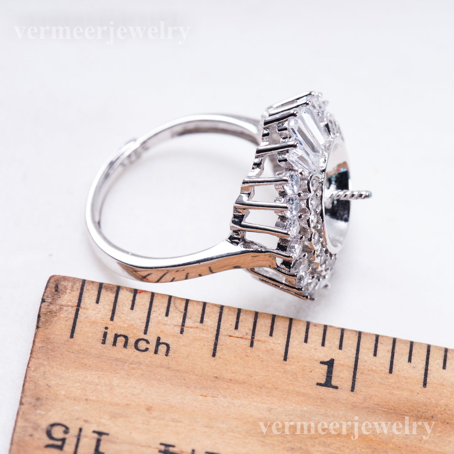 re011103 DIY 9-11mm Natural Freshwater pearl Ring accessory 925 sterling silver Adjustable size engagement ring for women