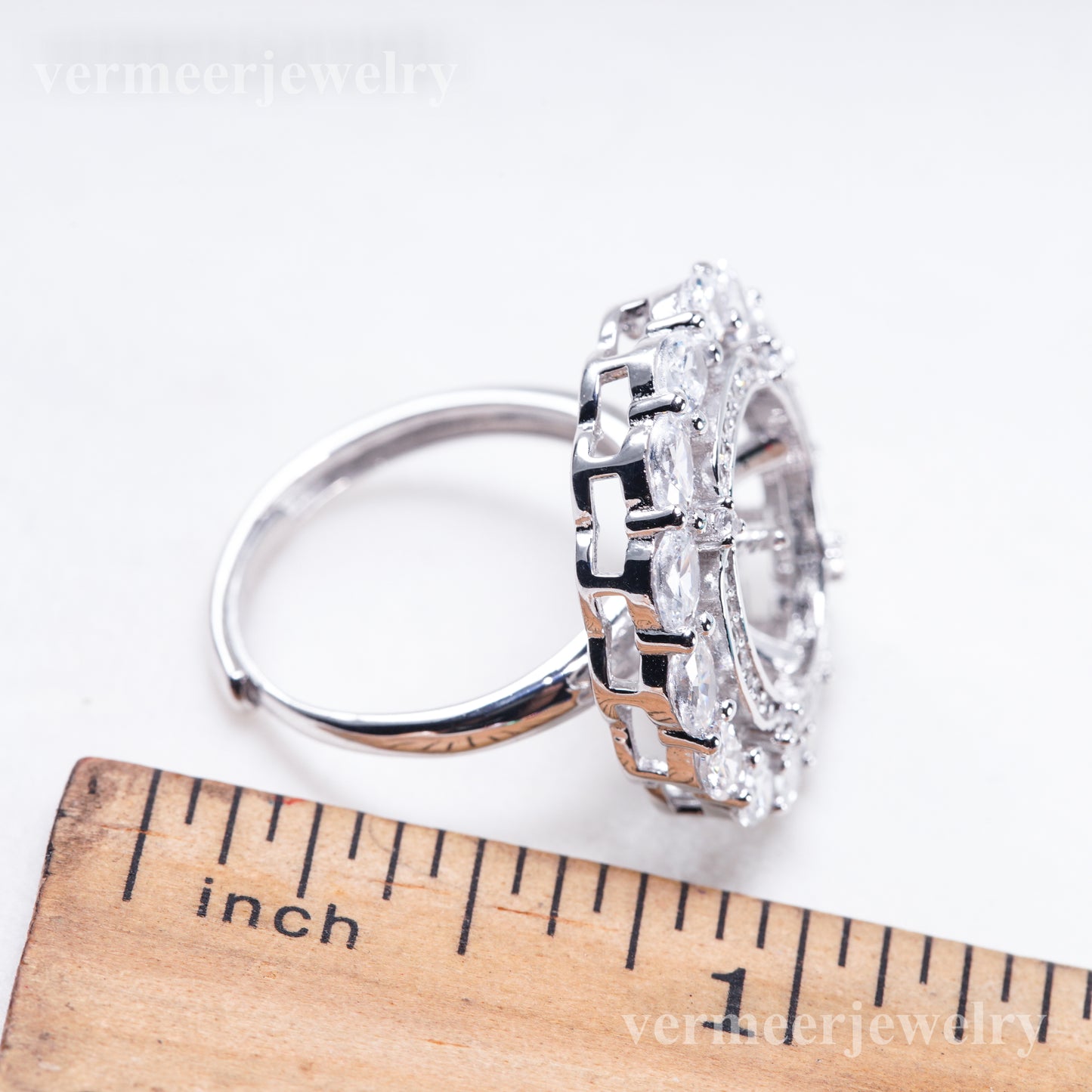 re011105 DIY 9-11mm Natural Freshwater pearl Ring accessory 925 sterling silver Adjustable size engagement ring for women