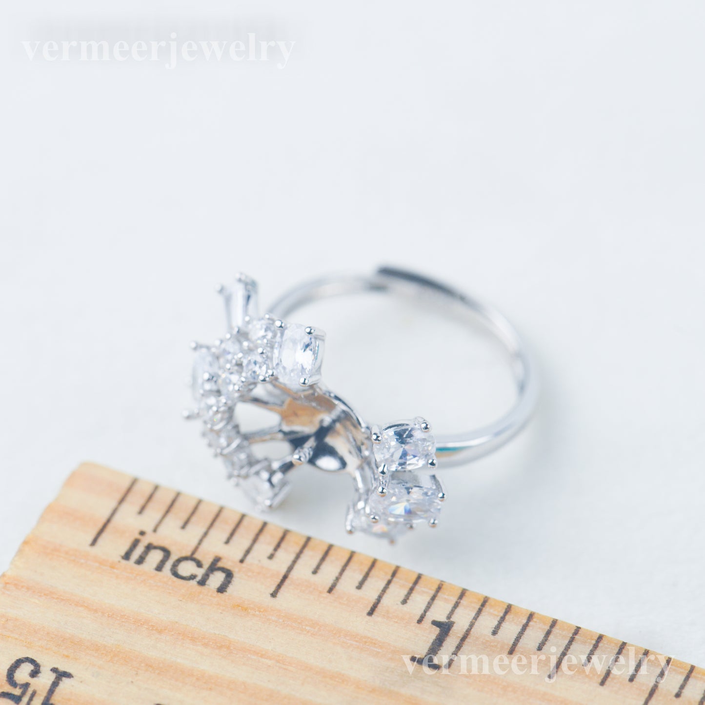 re030976 DIY 9-11mm Natural Freshwater pearl Ring accessory 925 sterling silver Adjustable size engagement ring for women